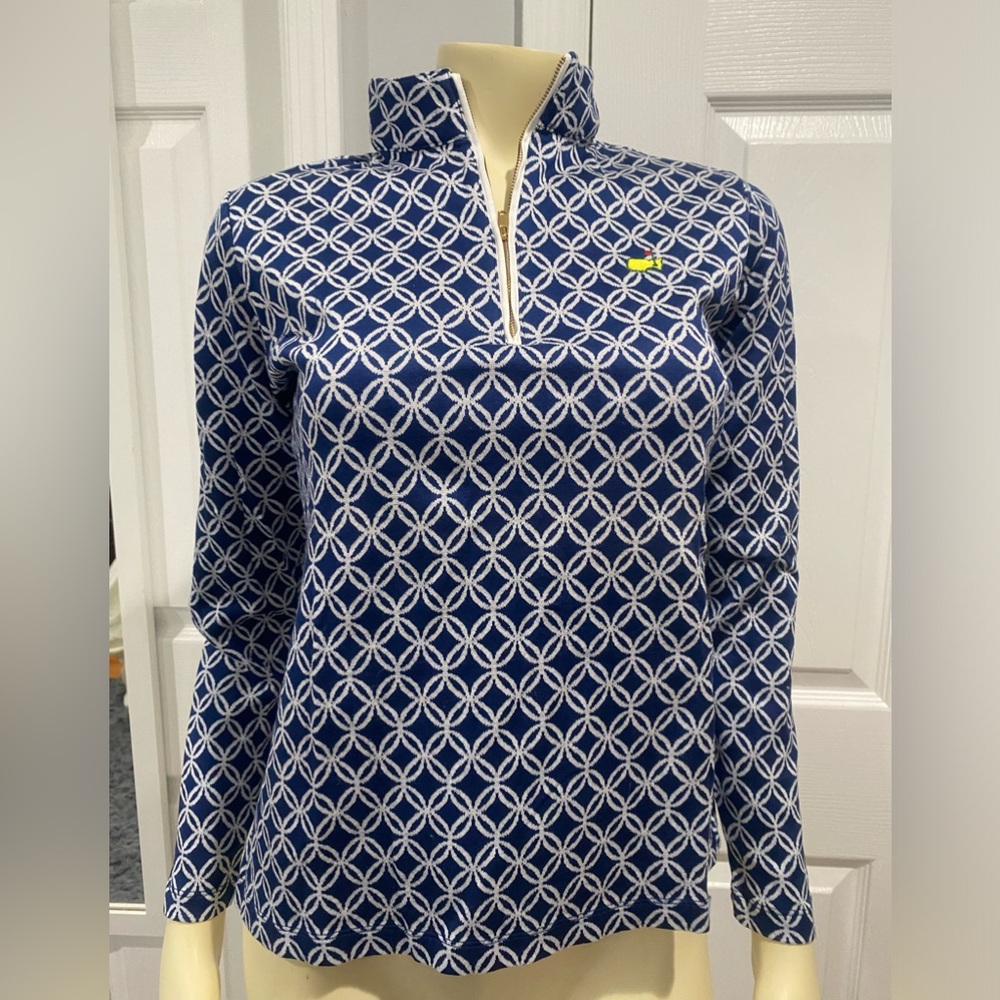 Peter Millar Jacket/ cotton/ long sleeves knit/ Size medium. Beautiful colors!!
